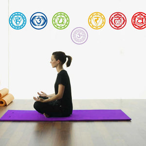 7-Piece Set Chakras Vinyl Wall Stickers