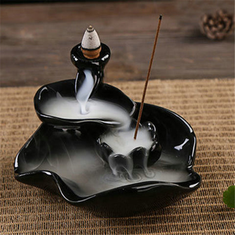 Back Flow Ceramic Incense Burner