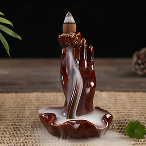 Back Flow Ceramic Incense Burner