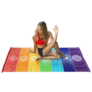 Mandala Rainbow Blanket