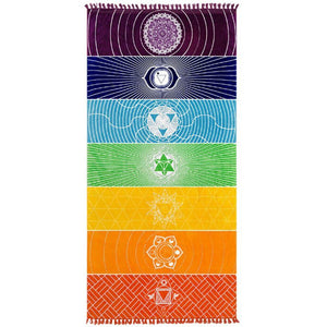 Mandala Rainbow Blanket