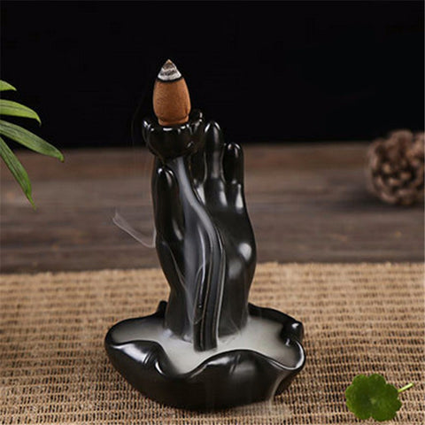 Back Flow Ceramic Incense Burner