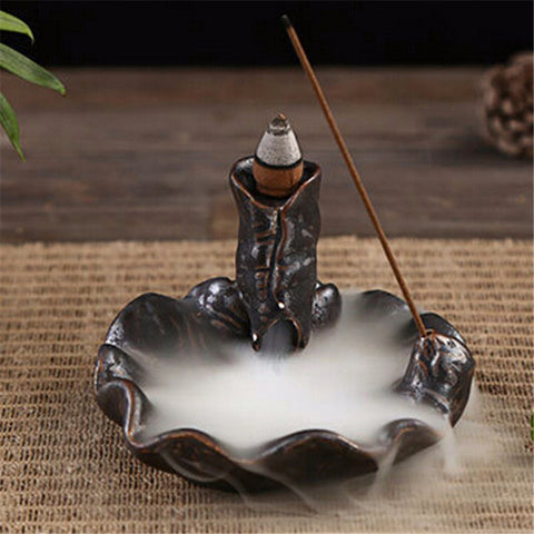 Back Flow Ceramic Incense Burner