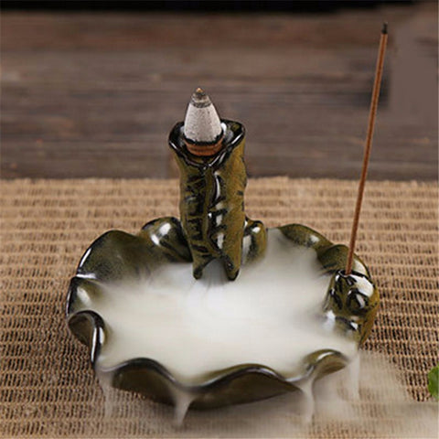 Back Flow Ceramic Incense Burner
