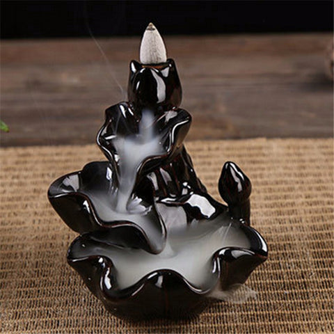 Back Flow Ceramic Incense Burner