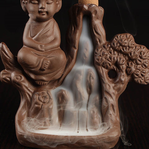 Buddha Incense Burner With Backflow Incense Cones