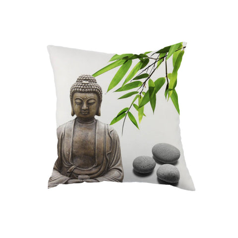 Polyester  Buddha Cushion Cover