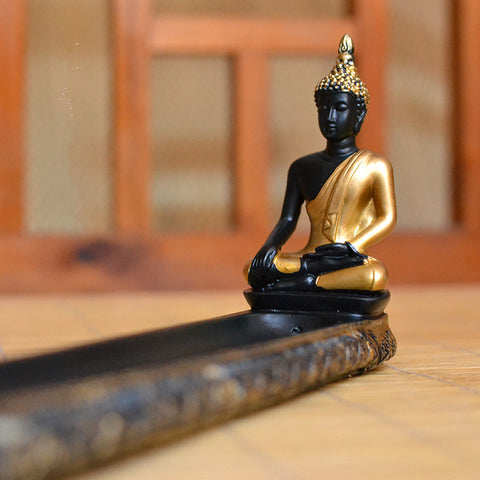 Thai Buddha Stick Incense Burner  with Candle Holder