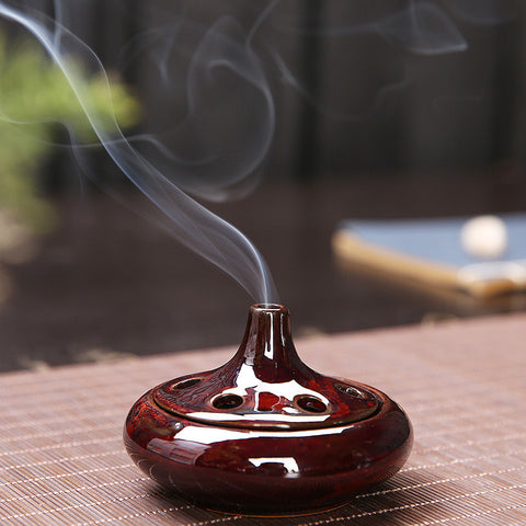 Zen Garden Incense Stick Holder With Backflow Incense Cones