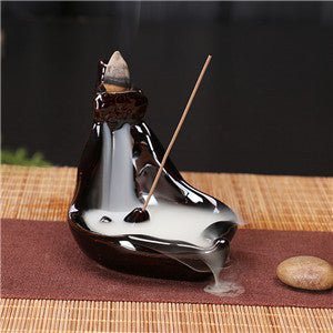 Zen Garden Incense Stick Holder With Backflow Incense Cones