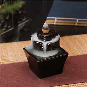 Zen Garden Incense Stick Holder With Backflow Incense Cones