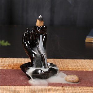 Zen Garden Incense Stick Holder With Backflow Incense Cones