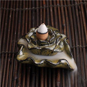 Zen Garden Incense Stick Holder With Backflow Incense Cones