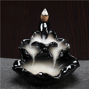 Zen Garden Incense Stick Holder With Backflow Incense Cones