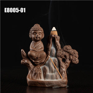 Buddha Incense Burner With Backflow Incense Cones