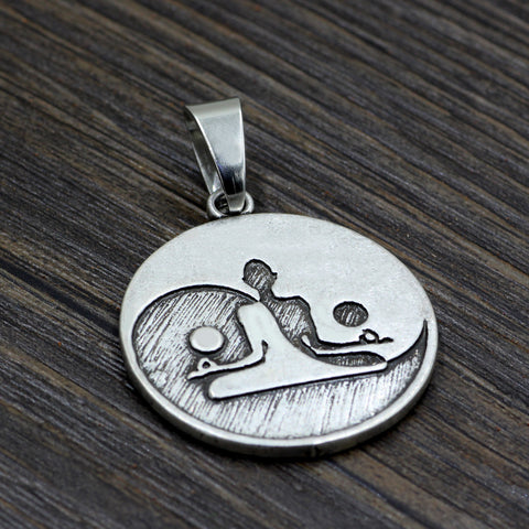 Yin Yang Taichi Meditation Necklace