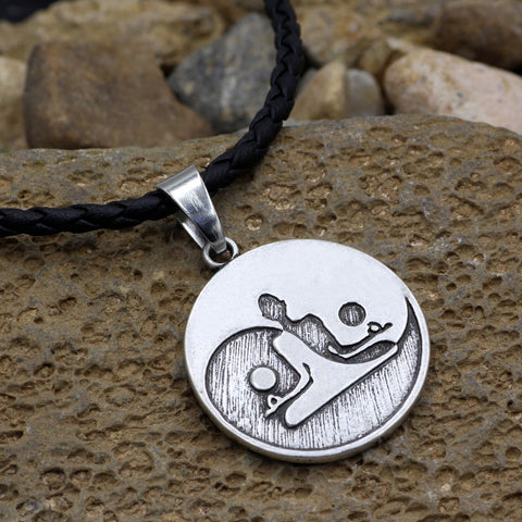 Yin Yang Taichi Meditation Necklace