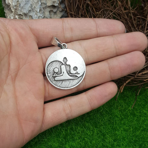 Yin Yang Taichi Meditation Necklace